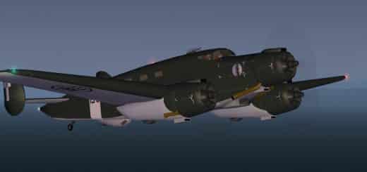 FS2004 Savoia Marchetti SM-84 Royal Italian Air Force Upgrade