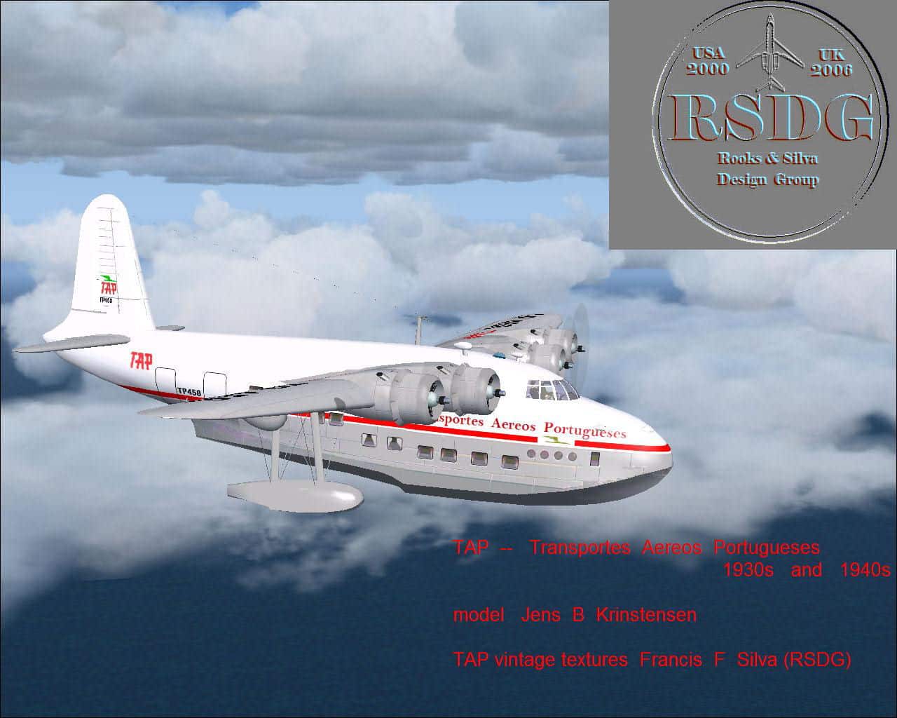 FS2004 Short S.25V Sandringham T.A.P.Portugal 1940s Package