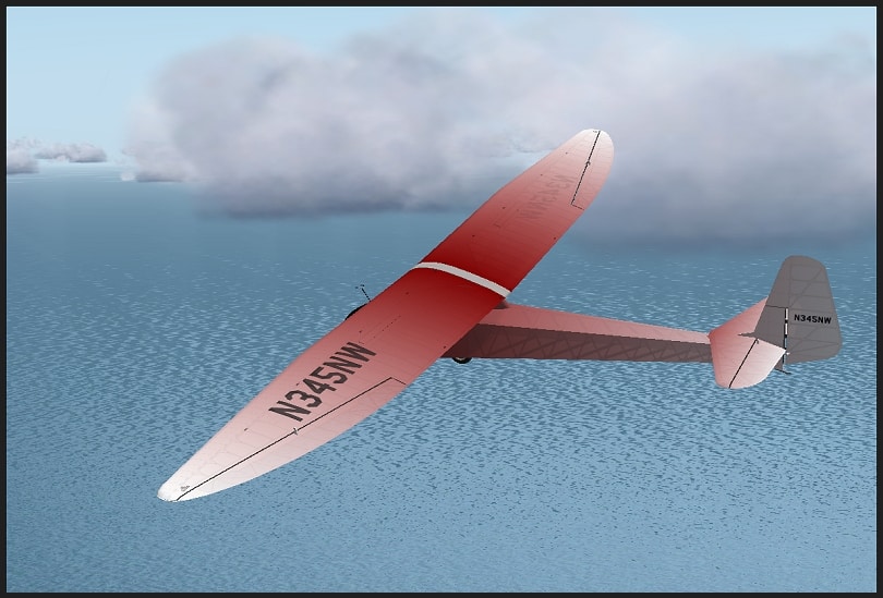 FS2004 Slingsby T-21-b N345NW Textures only