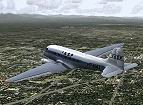 FS2004 default DC-3 in “VASP” colors, Textures only