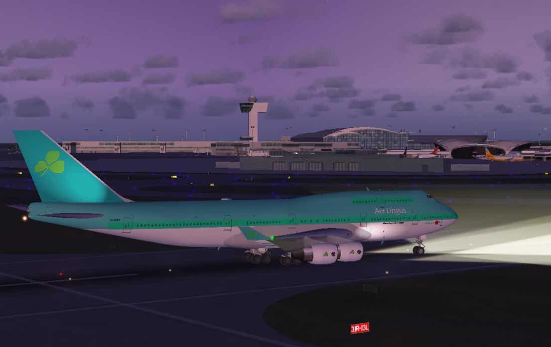 FS2004/FSX Boeing 747-400 Aer Lingus