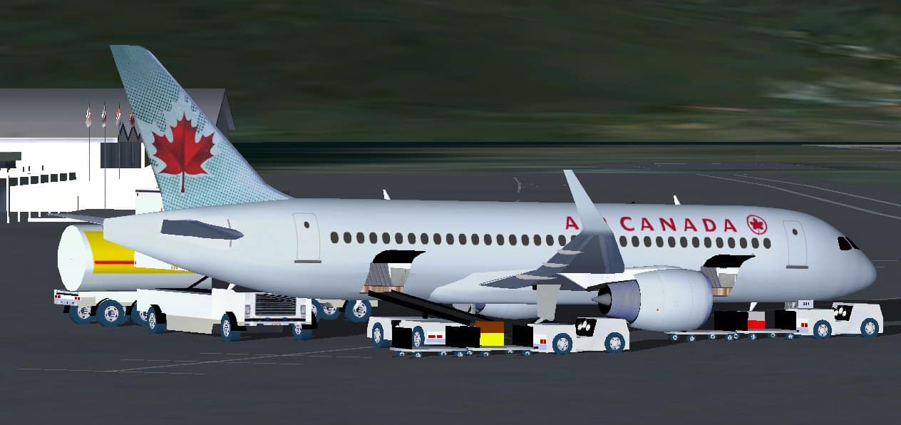 FSX Bombardier CSeries 110 Air Canada