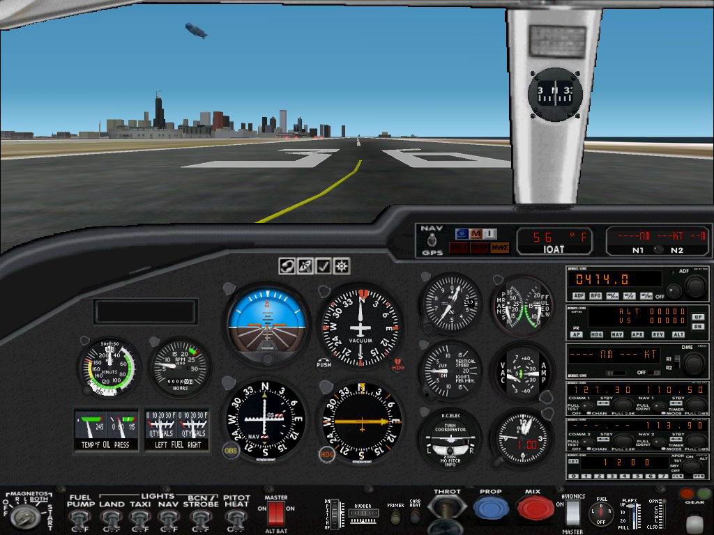 Fs2002 Generic Single Prop Panel