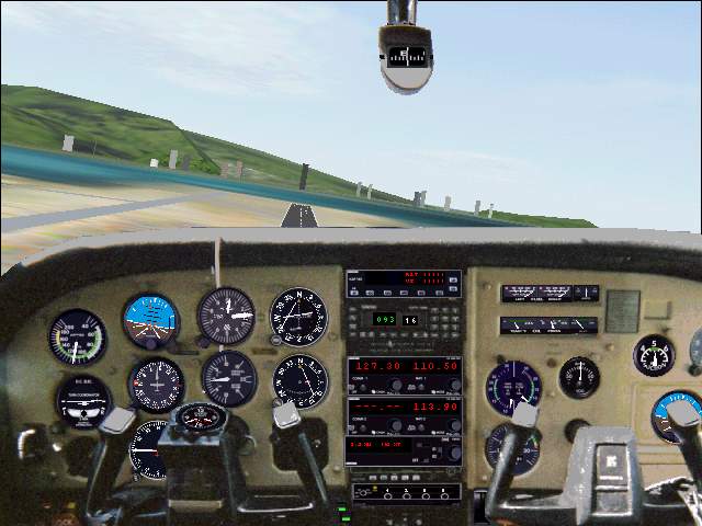 Photoreal Cessna 210 Centurion panel for FS2000 / CFS2 / FS 2002