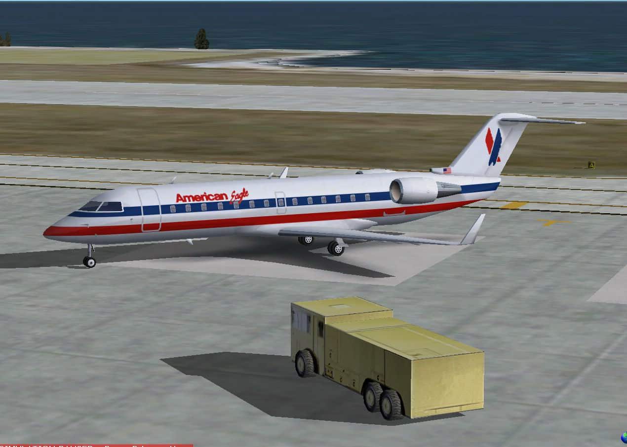 American Eagle CRJ-100 textures only