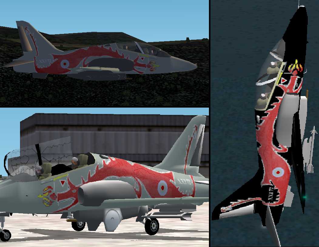 BAe Hawk T1 Repainted textures only