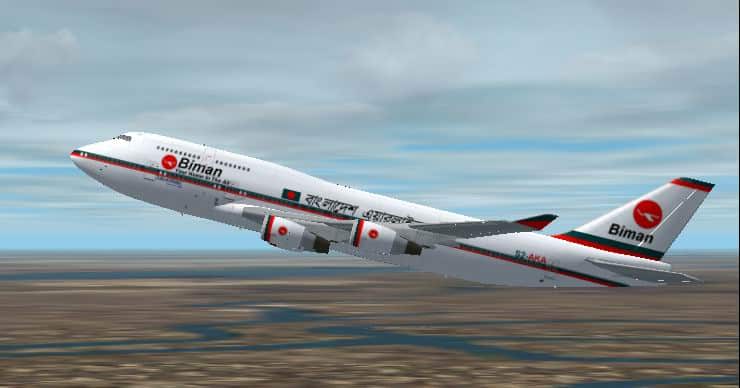Biman Bangladesh Airlines Boeing 747-400