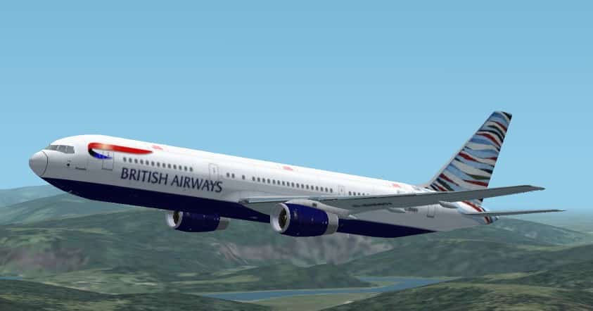 Boeing 767-336ER Registration G-BNWH British Airways ‘Exotic’ Tailfin Livery ‘USA’