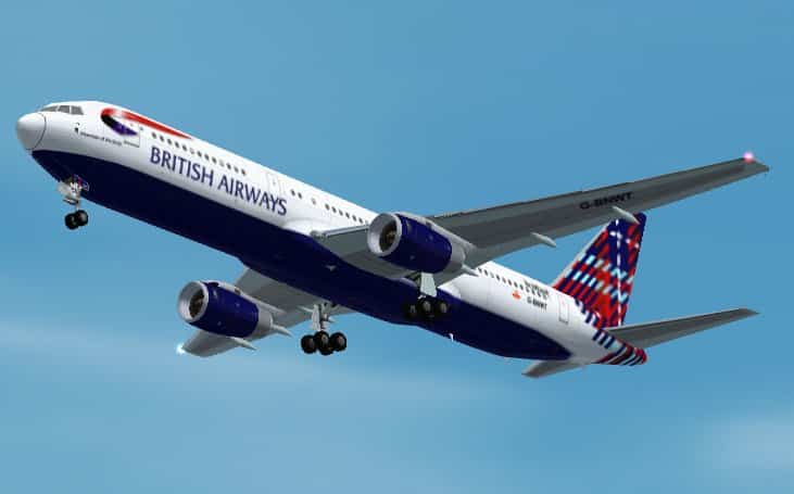 Boeing 767-336ER Registration G-BNWT British Airways ‘Exotic’ Tailfin Livery ‘Scotland’