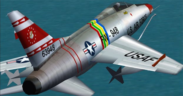 CFS2/FS2002 F-100D Super Sabre