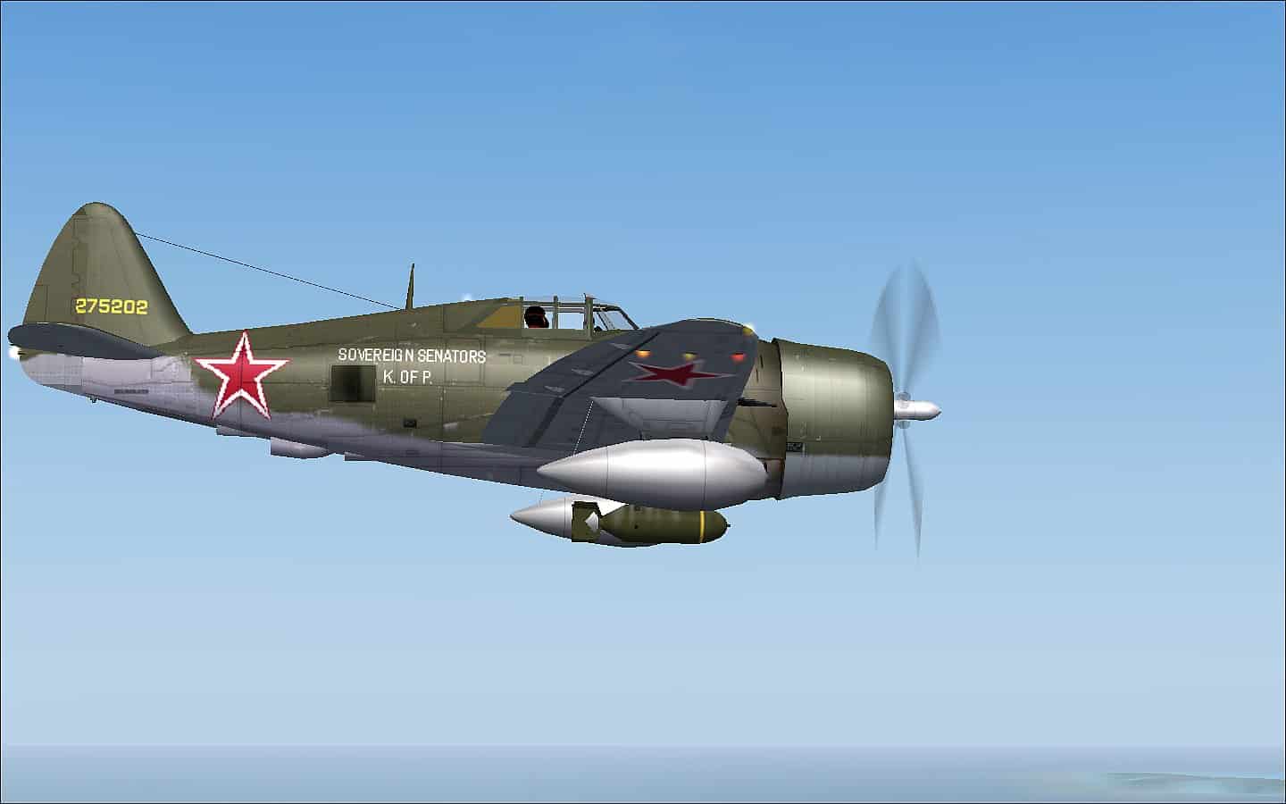 CFS2/FS9 Alphasim Re public P-47D-10-RE Thunderbolt Textures only
