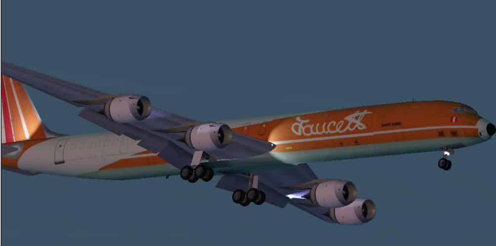 Douglas DC-8 Super Series 71F. Faucett Cargo