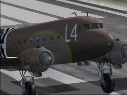 FS 2004 D-Day C-47 Default FS9 Textures