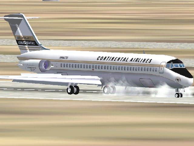 FS2002 – 1968 livery Continental DC-9-32