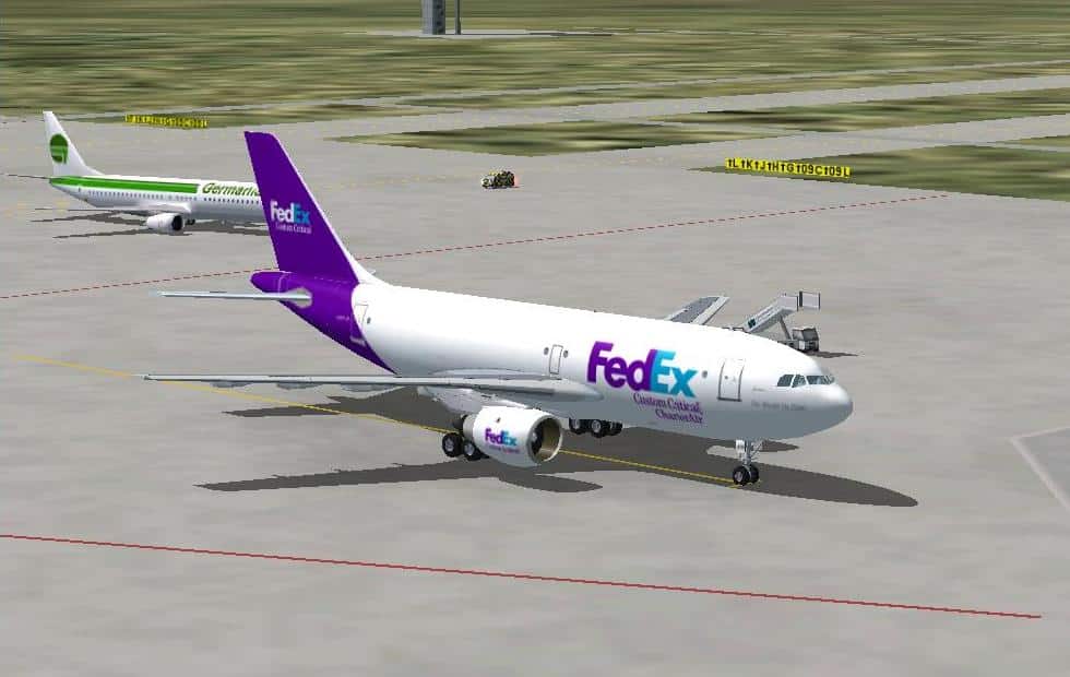FS2002 A310-203 FedEx Custom Critical