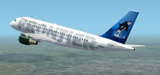 FS2002 A319-112 FRONTIER N903FR