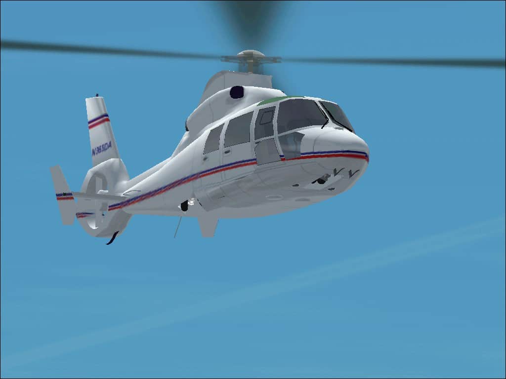 FS2002 AS365N3 Executive White