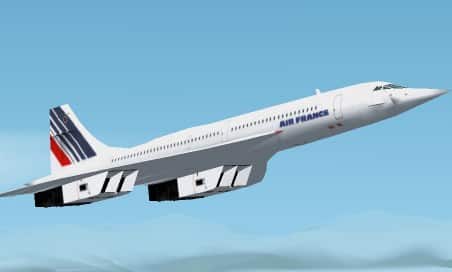 FS2002 Air France Concorde textures