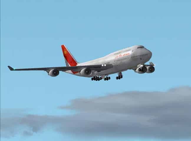FS2002 Air India Boeing 747-400