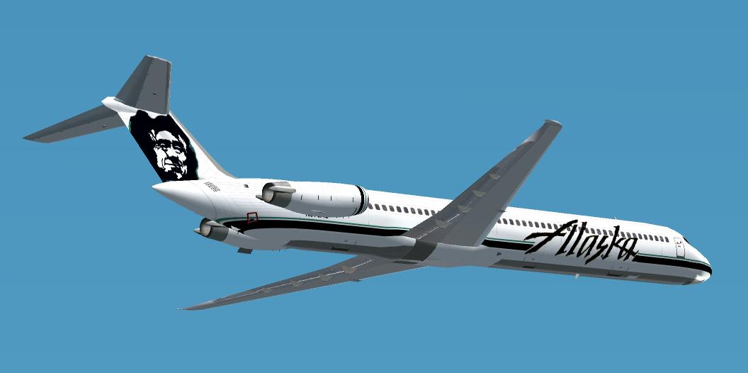 FS2002 Alaska Air MD-Super-80