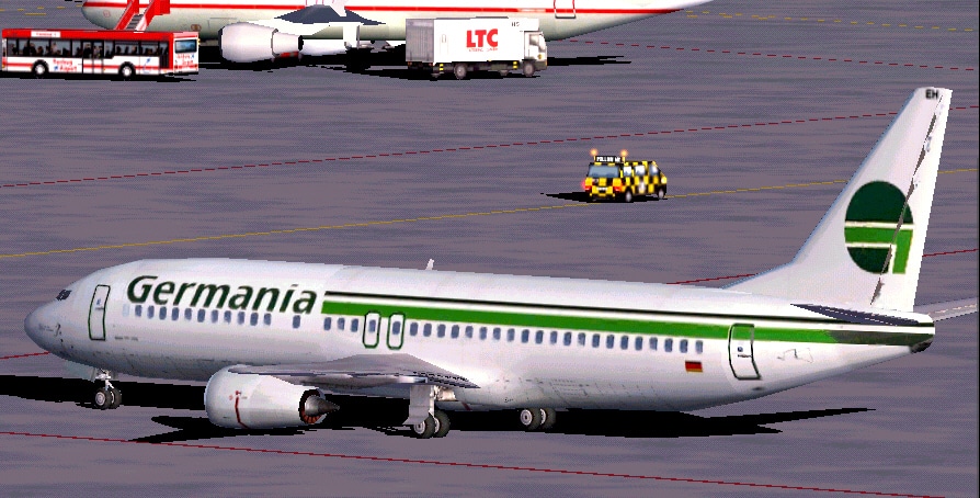 FS2002 B737 GERMANIA replacement textures