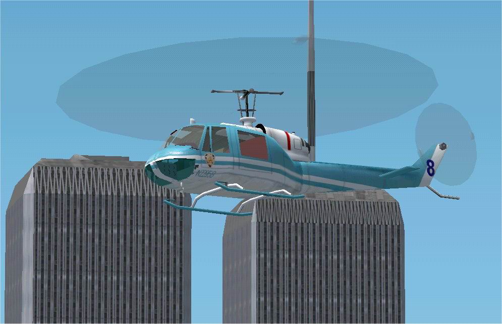 FS2002 Bell U1-huey NYPD