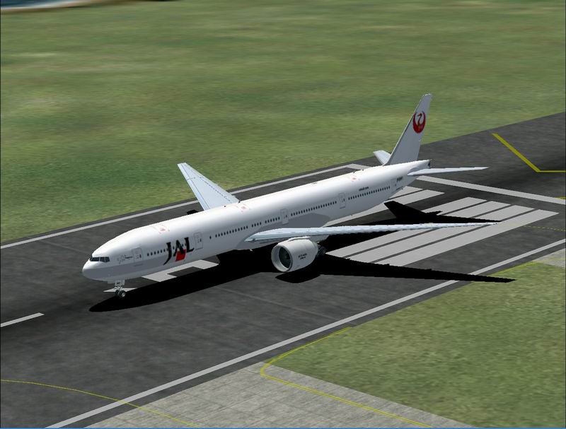 FS2002 Boeing 777-300 JAL 1990’S