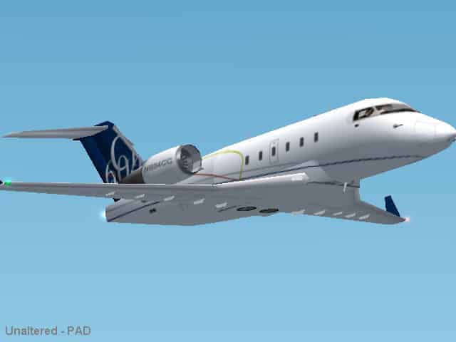 FS2002 Bombardier CL-604 Challenger. Factory Demonstrator