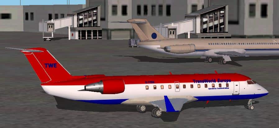 FS2002 Bombardier Canadair Regional Jet / CRJ 600 – 200 TransWorld Europe (VA)