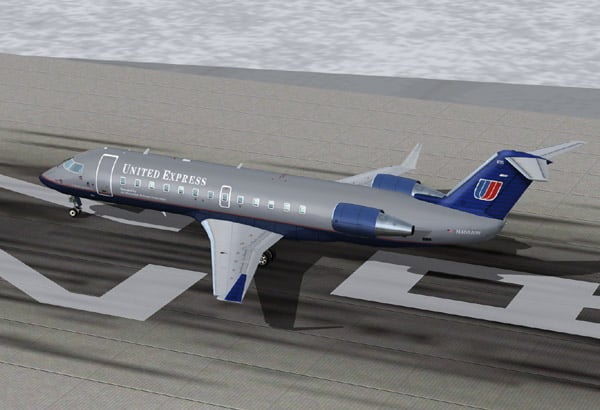 FS2002 Bombardier Canadair Regional Jet / CRJ 600 – 200 United Express