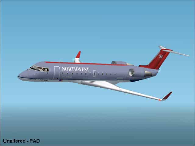 FS2002 Bombardier RJ200-ER Northwest Jet AirLink “Spirit of Memphis Belle”