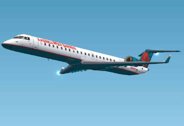 FS2002 Bombardier/Canadair CRJ700-ER America West Express