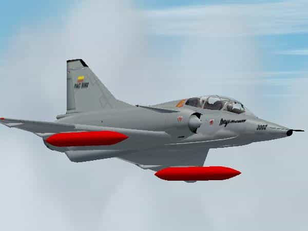 FS2002 / CFS2 – Mirage 5CODM Colombian Air Force