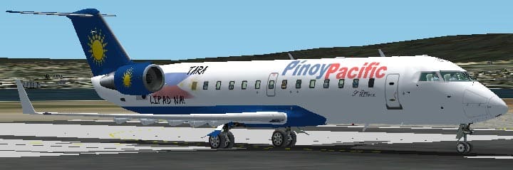 FS2002 CRJ-200 for virtual airline, Pinoy Pacific Airways