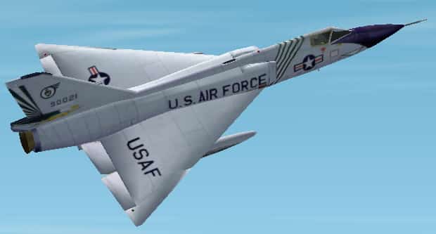 FS2002 Convair F-106A Delta Dart