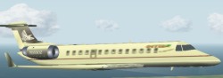 FS2002 Embraer Legacy Aircraft. INTER Regional Liners-Mozambique