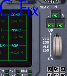 FS2002 Gear lever fix for the deafault Learjet 45