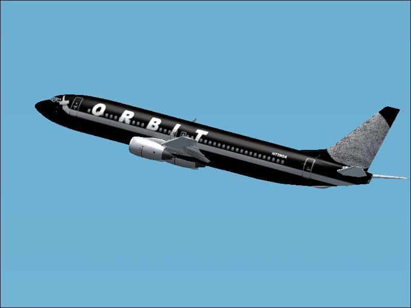 FS2002 Orbit (fictional) Boeing 737-800