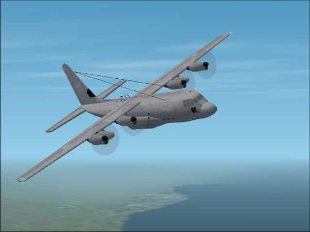 FS2002 Pro CAF Lockheed CC-130E Hercules Canadian Air Force