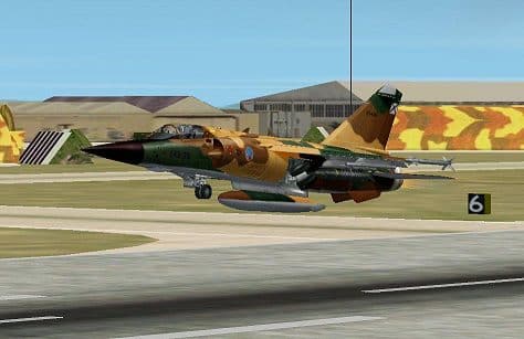 FS2002 Repaint Dassault Mirage F1CE Textures – Aircraft No. 142-29