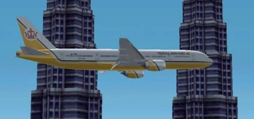 FS2002 Royal Brunei Airlines Boeing 777-300 Ver. 2.0
