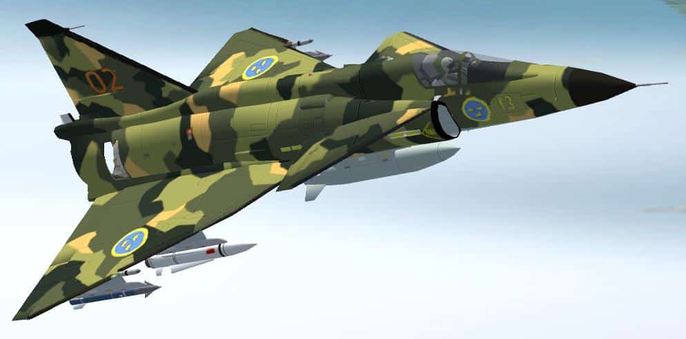 FS2002 SAAB JA37 VIGGEN