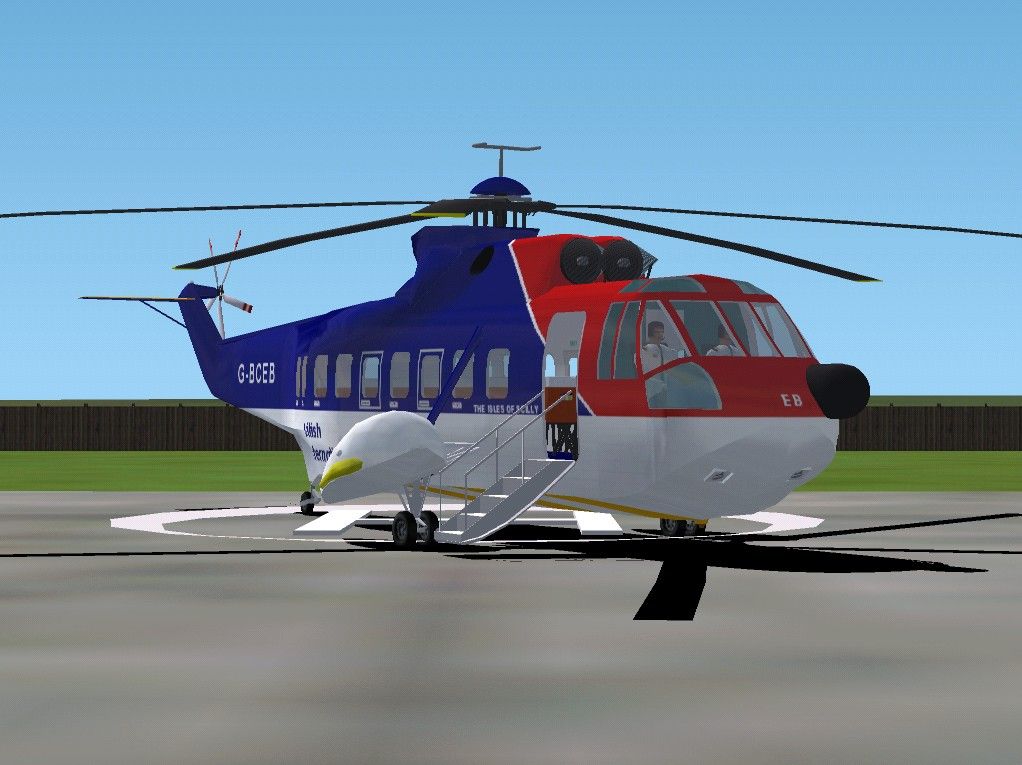 FS2002 Sikorsky S-61NM (British International)