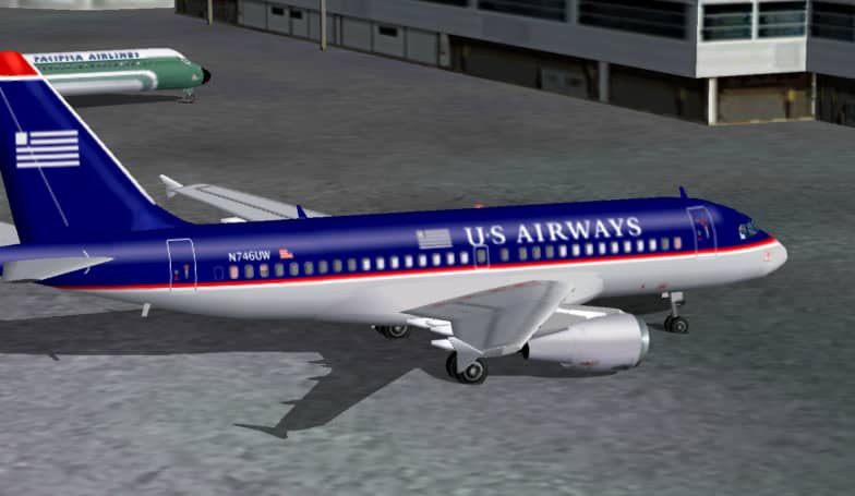 FS2002 US AIRWAYS A319-112 US Airways
