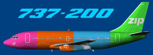 FS2002 Zip Air Boeing 737-200’s