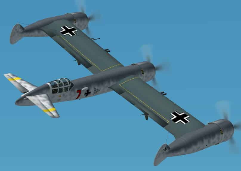 FS2002/FS2004 Blohm & Voss BV P.170 Luft’46 Art Aircraft Series No.12