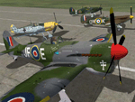 FS2004 Aeroplane Heaven Battle of Britain AI Flypast