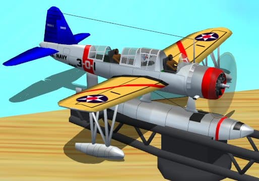 FS2004 Battleship Catapult Launch V2