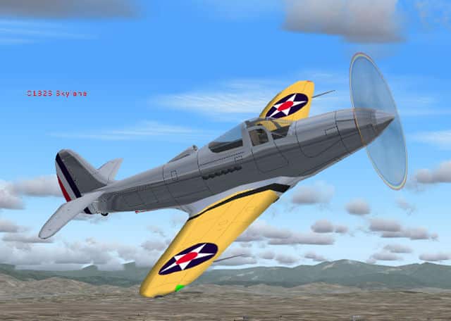 FS2004 Bell XFL-1 Airabonita