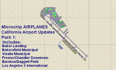 FS2004 California Airports Updates Pack